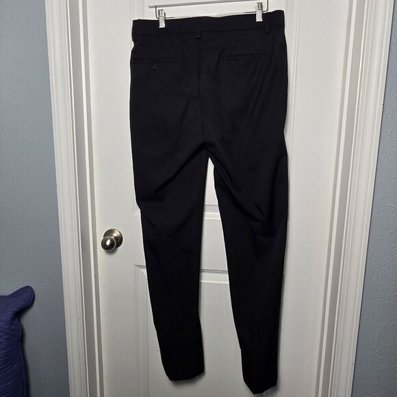 Haggar 34x34 Men's Cool Right Performance Flex Slim Fit Flat Front Pant - Picture 3 of 5